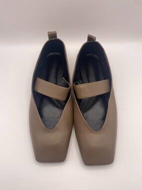 Tony Bianco Women's Hawaii Ballet Flats Liqueur Nappa brown leather Sz 9.5